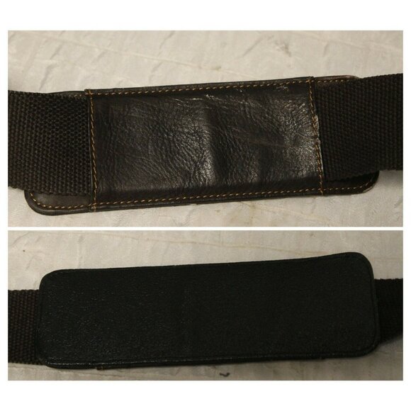 Samsonite Brown Leather Briefcase Laptop Bag Multiple Pockets Shoulder Strap - Picture 3 of 10